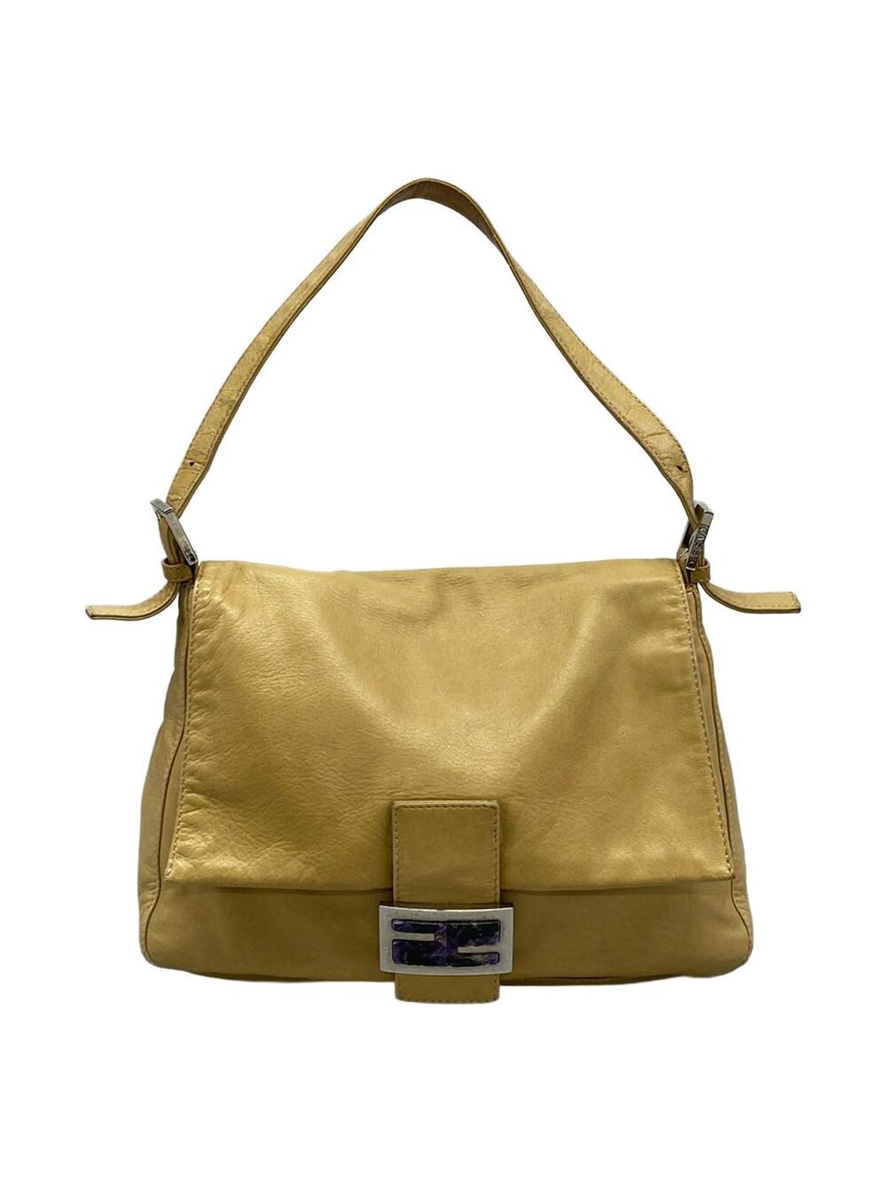 Fendi Mama Bucket Beige Leather #372147F14B